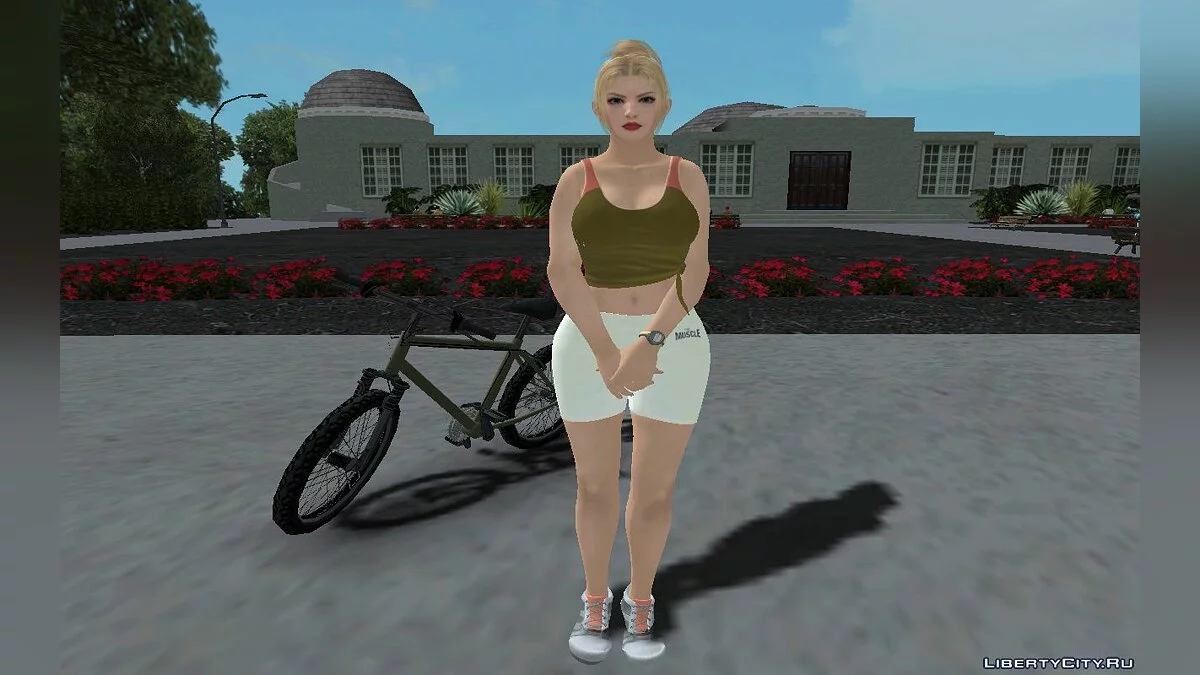 Рэйчел в тренировочном наряде / GTA San Andreas