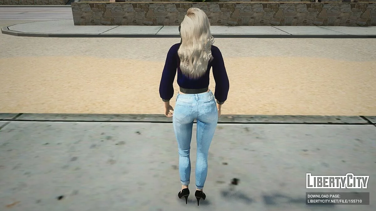 Сара Брайант в повседневной одежде v3 / GTA San Andreas