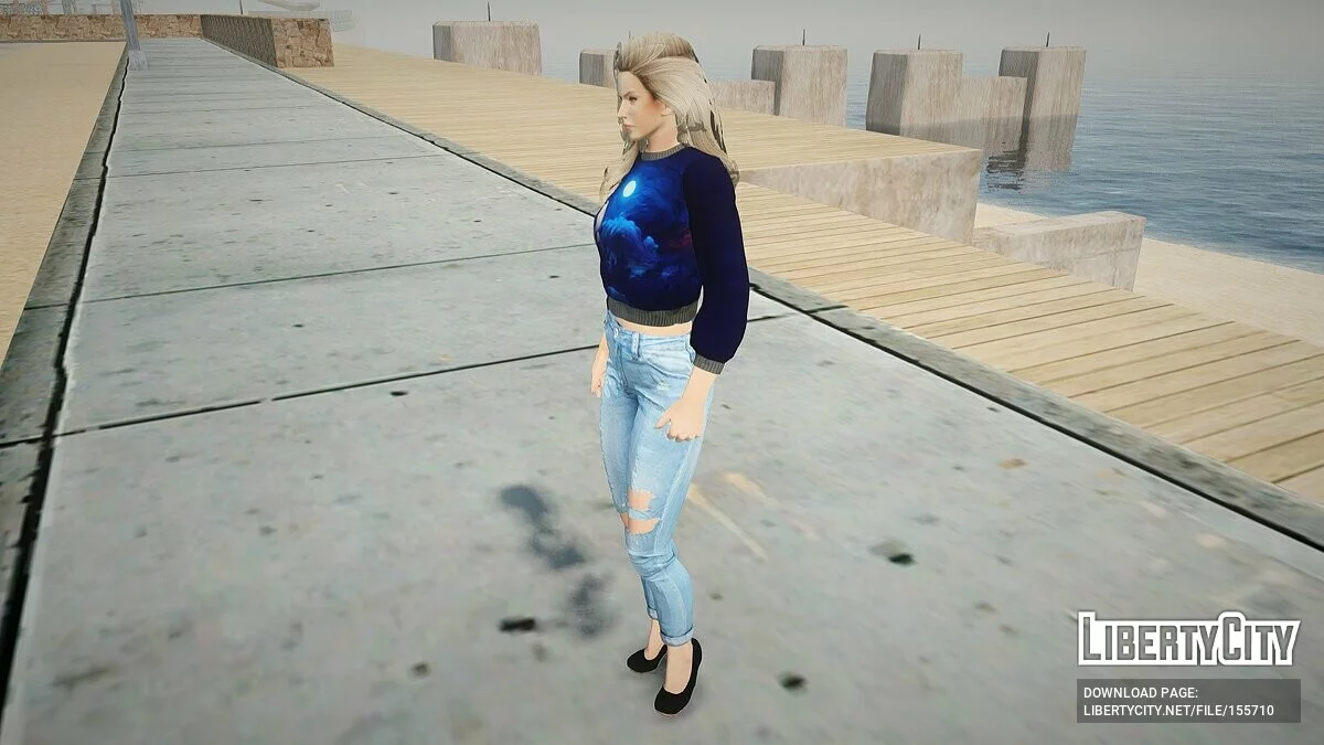 Сара Брайант в повседневной одежде v3 / GTA San Andreas
