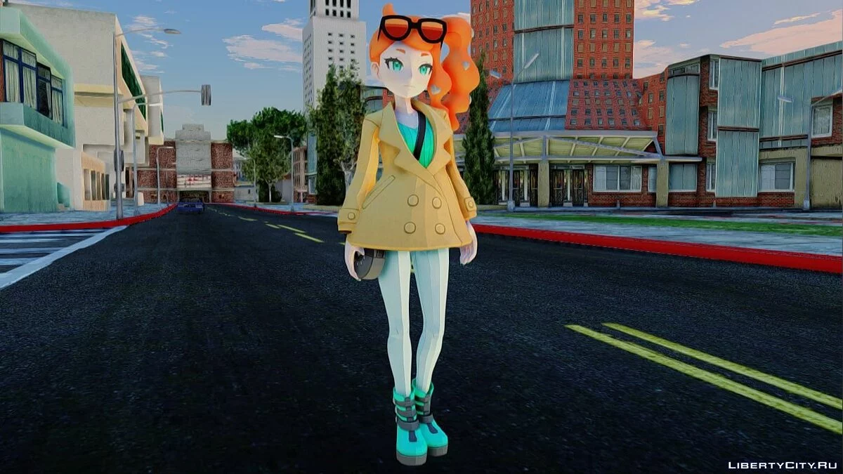 Соня из Pokemon Sword And Shield / GTA San Andreas