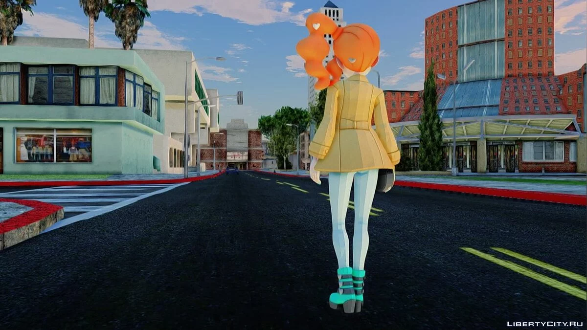 Соня из Pokemon Sword And Shield / GTA San Andreas