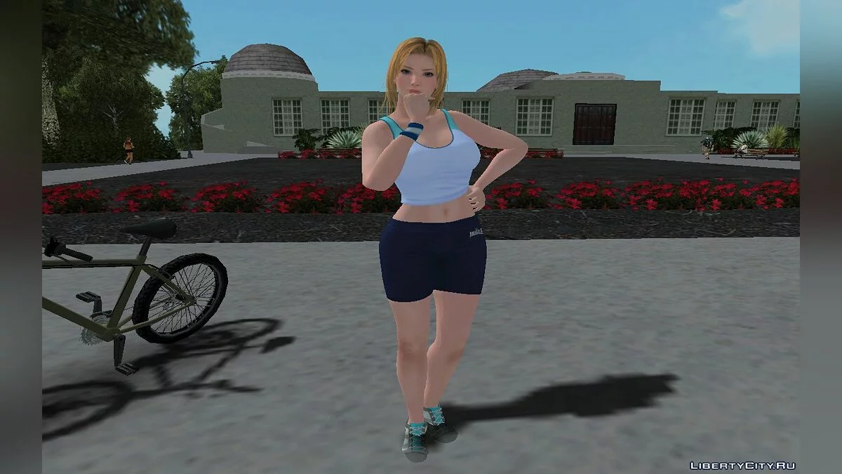 Тина Армстронг в тренировочном наряде / GTA San Andreas
