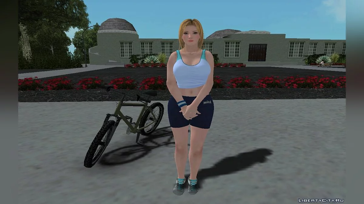 Тина Армстронг в тренировочном наряде / GTA San Andreas