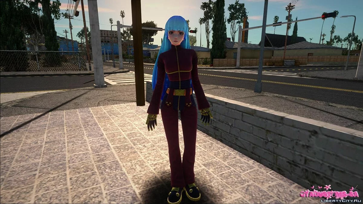 Аврора Кула Даймонд в повседневной одежде / GTA San Andreas