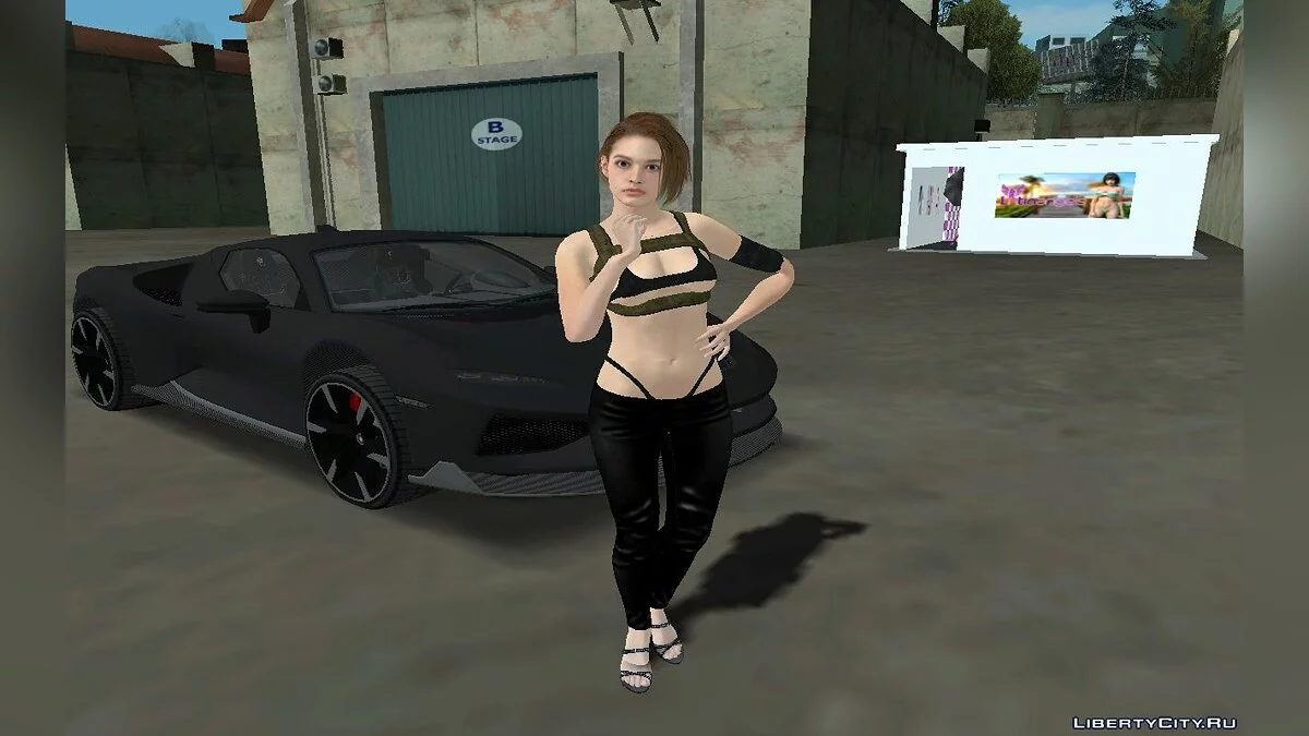 Джилл Валентайн из Resident Evil 3: Remake - Merc Charmer / GTA San Andreas