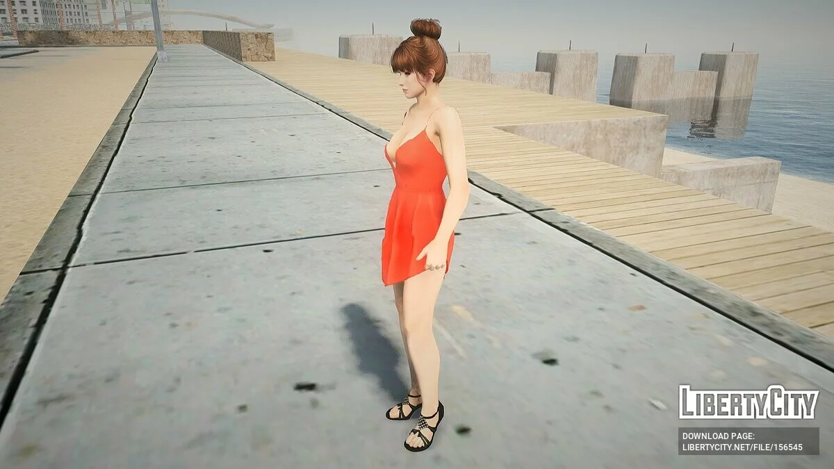 Касуми в повседневной одежде v13 / GTA San Andreas