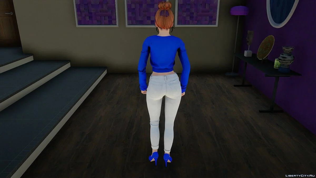 Касуми в повседневной одежде v14 / GTA San Andreas