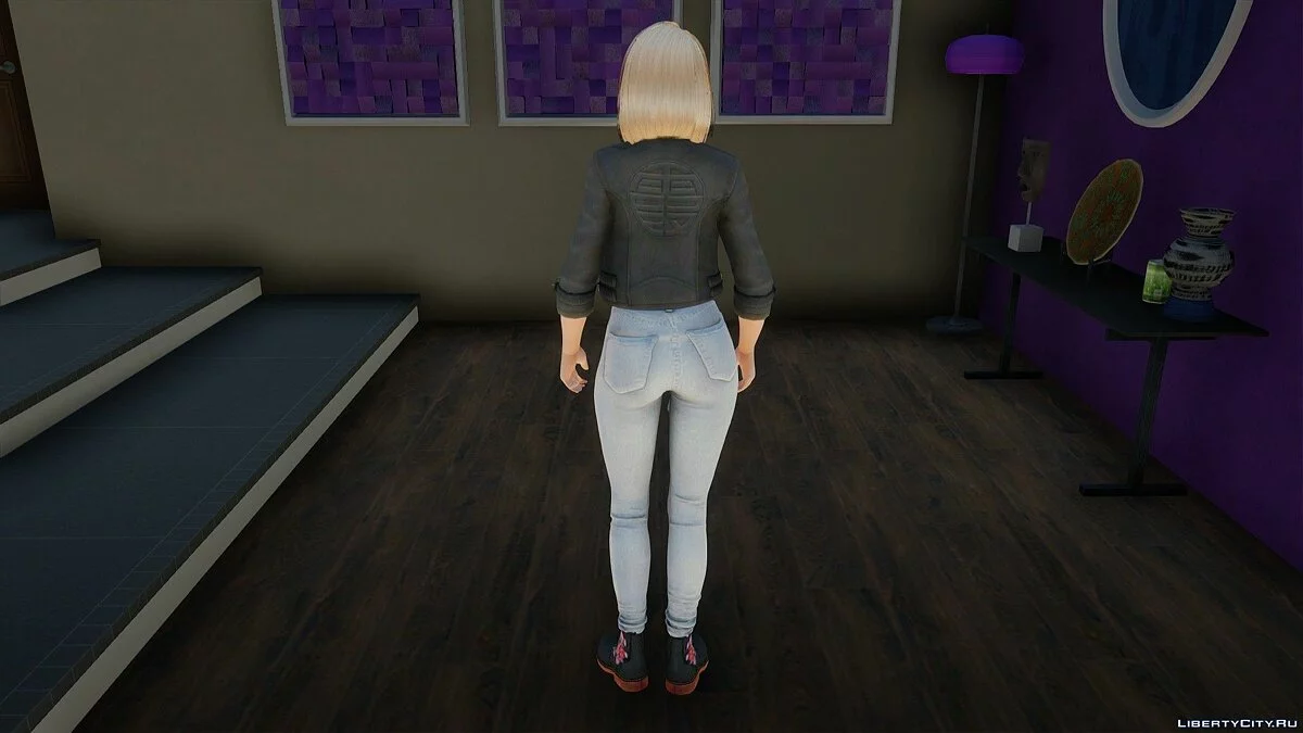 Хелена Дуглас в костюме Байкер / GTA San Andreas