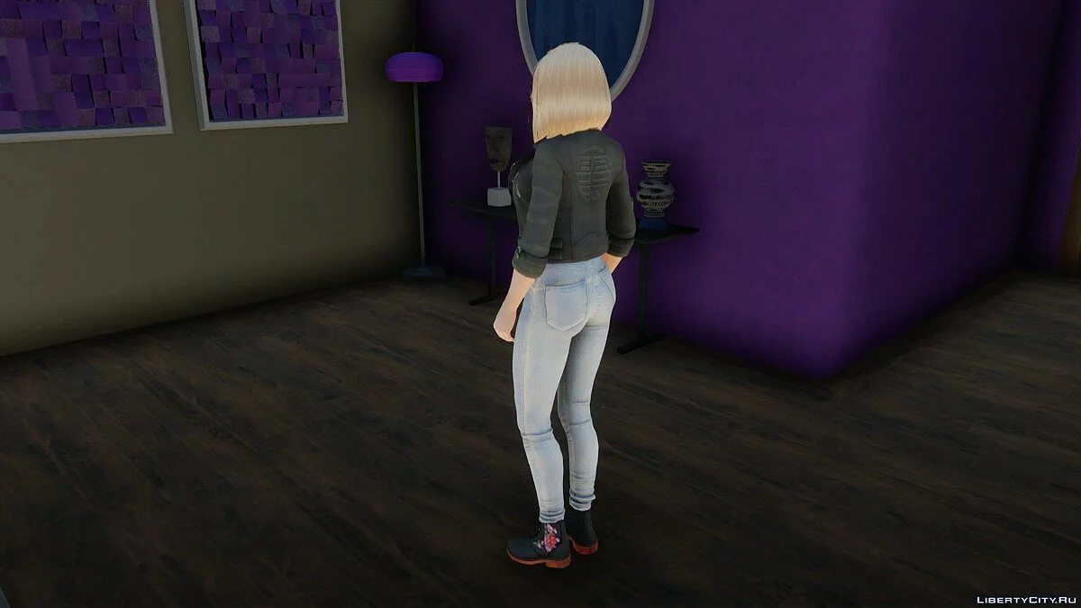 Хелена Дуглас в костюме Байкер / GTA San Andreas
