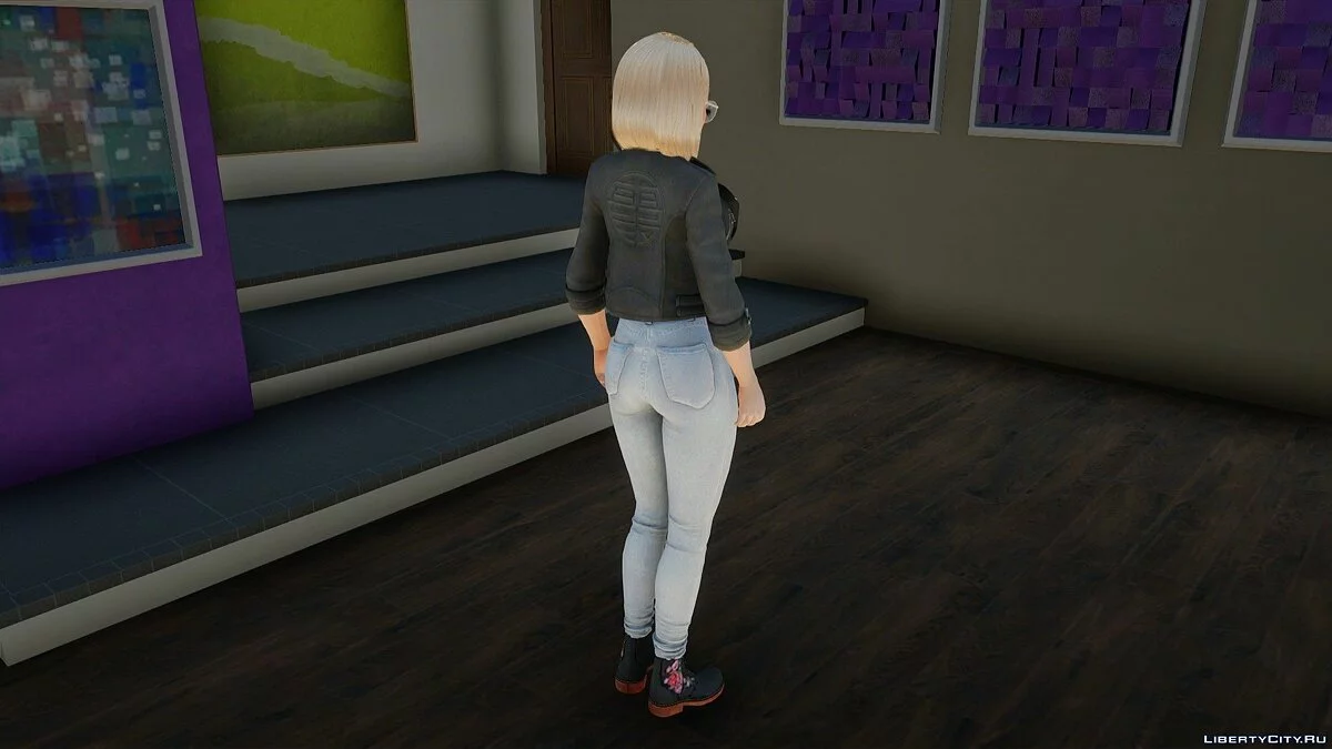 Хелена Дуглас в костюме Байкер / GTA San Andreas
