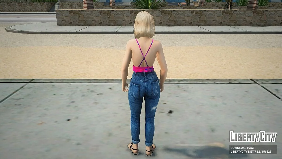 Хелена Дуглас в повседневной одежде v20 / GTA San Andreas
