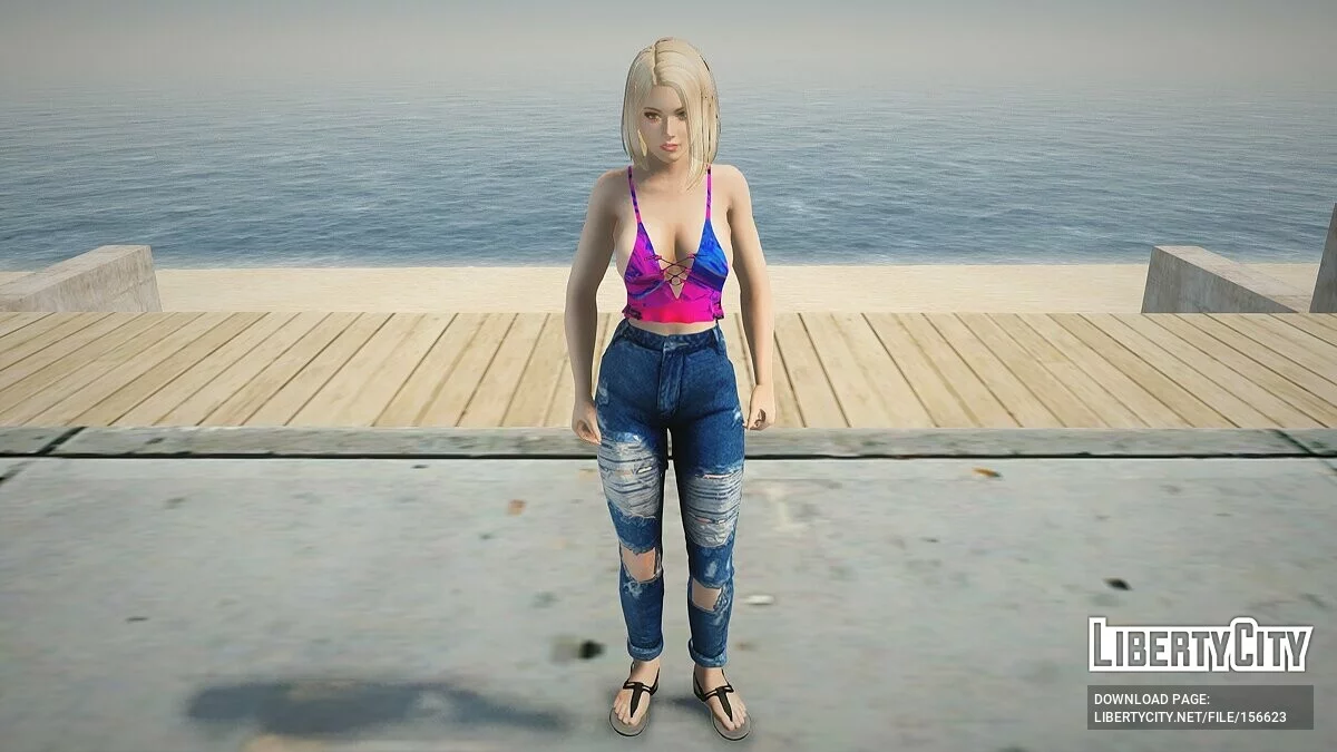 Хелена Дуглас в повседневной одежде v20 / GTA San Andreas