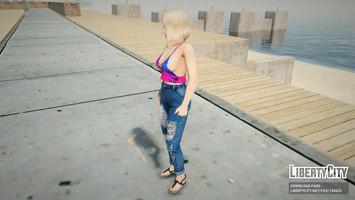 Хелена Дуглас в повседневной одежде v20 / GTA San Andreas