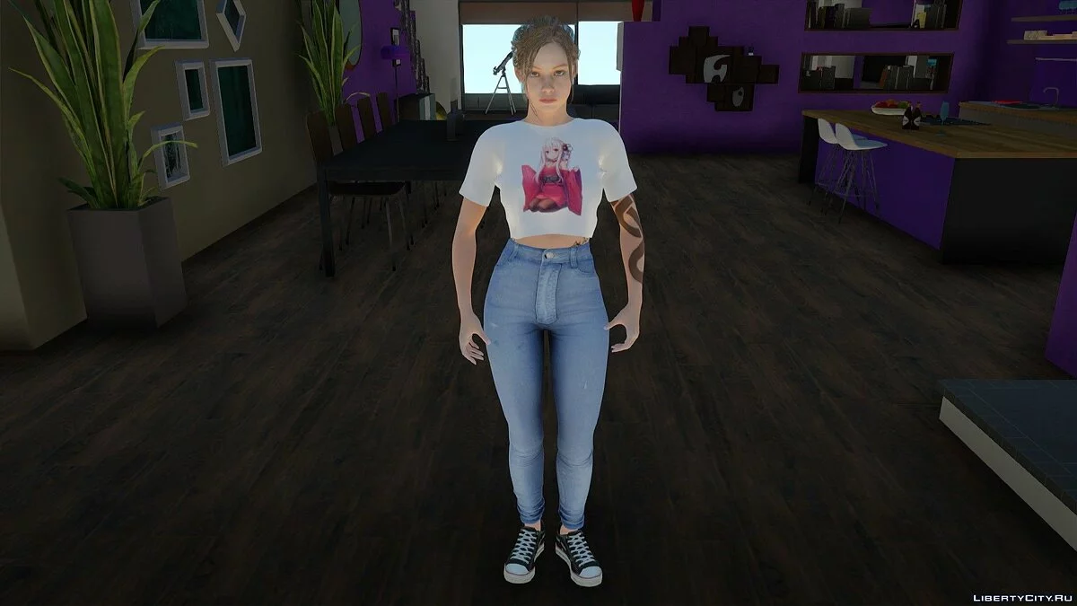 Клэр Редфилд в повседневной одежде / GTA San Andreas