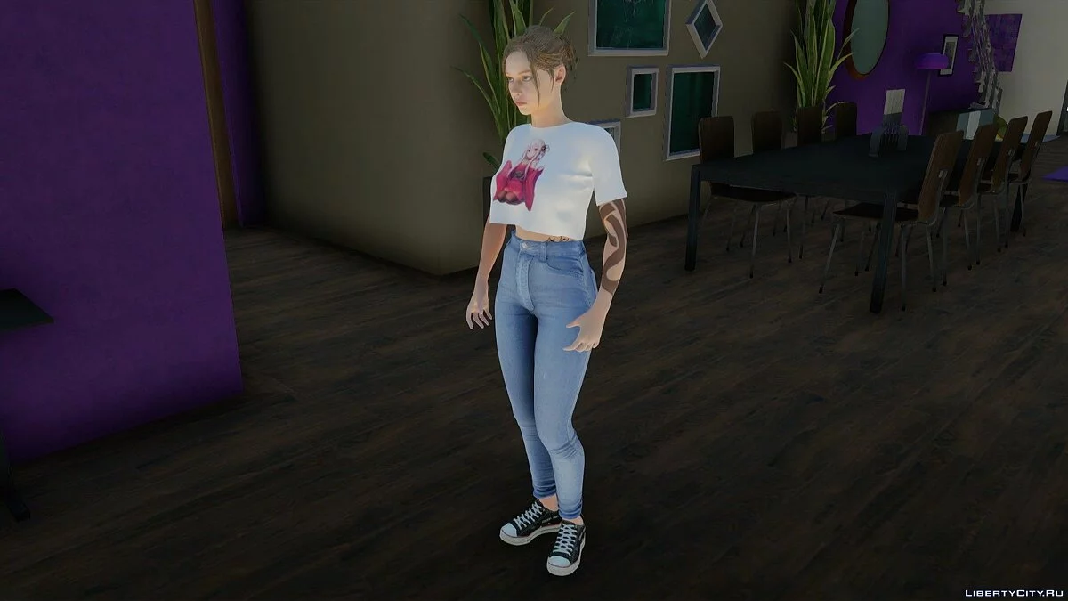 Клэр Редфилд в повседневной одежде / GTA San Andreas