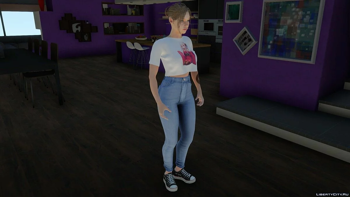 Клэр Редфилд в повседневной одежде / GTA San Andreas