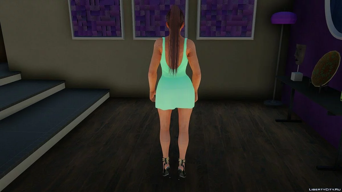 Лиза Хэмилтон в повседневной одежде v7 / GTA San Andreas