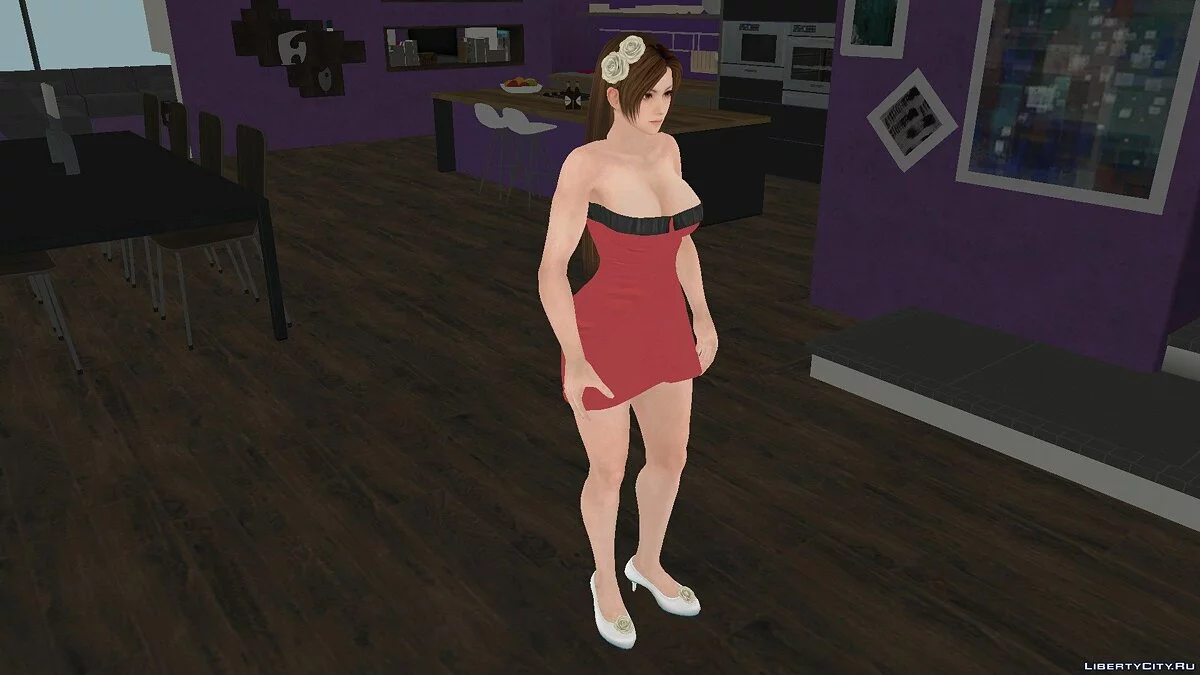 Мэй Ширануи в платье / GTA San Andreas