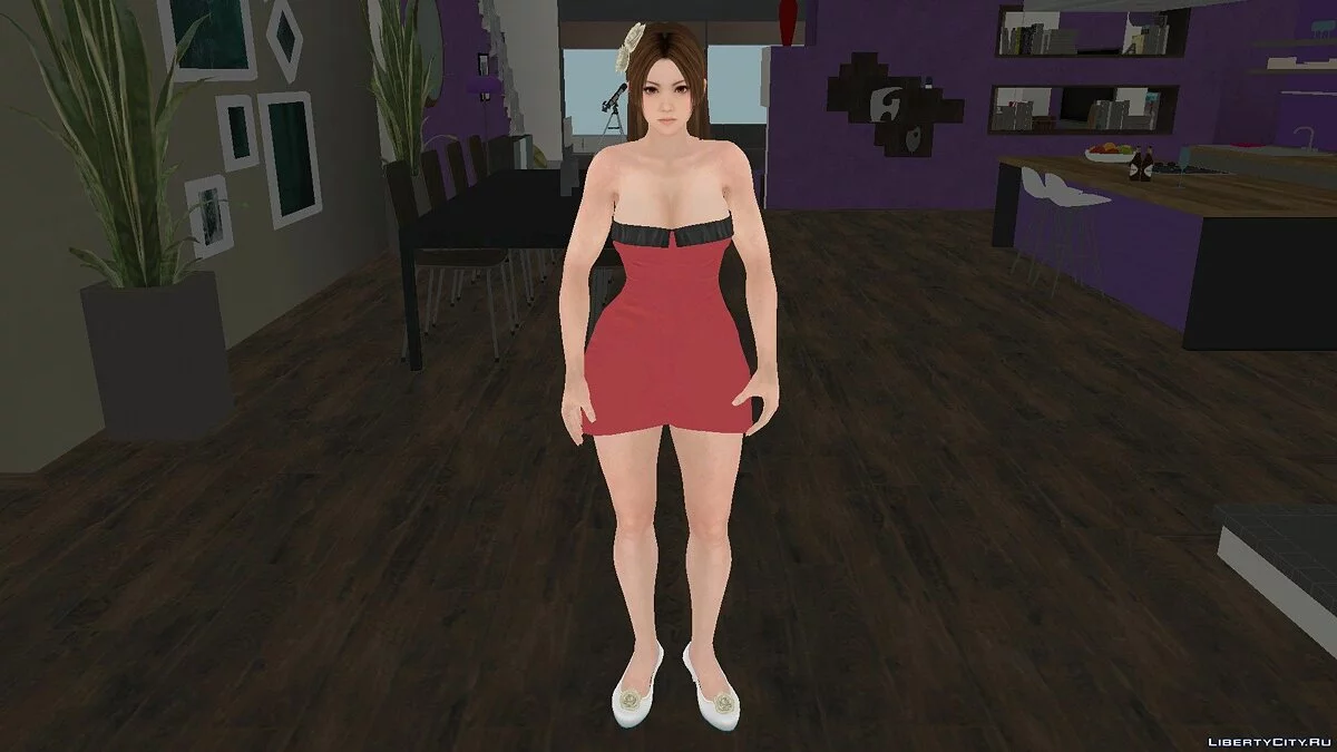 Мэй Ширануи в платье / GTA San Andreas