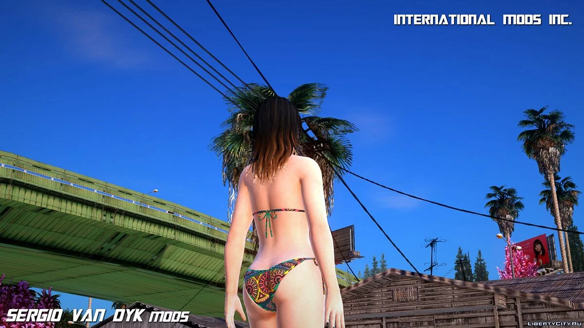 Нанами в бикини из Dead or Alive Xtreme: Venus Vacation / GTA San Andreas