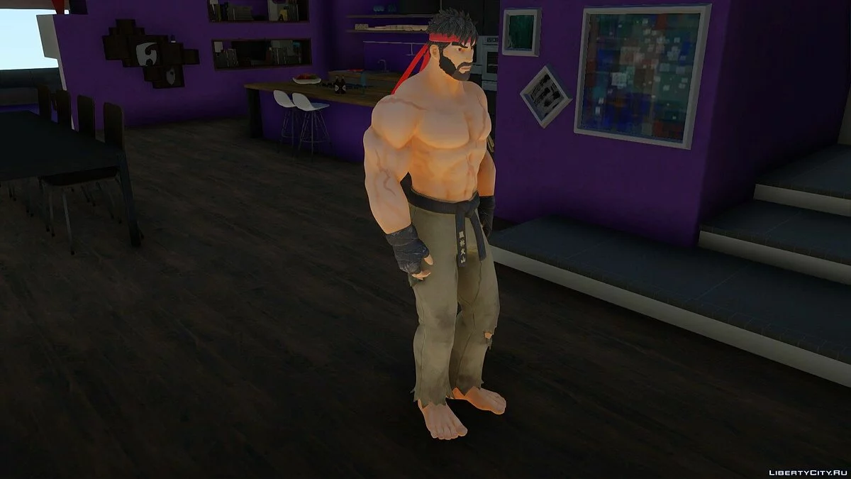 Рю из Street Fighter / GTA San Andreas