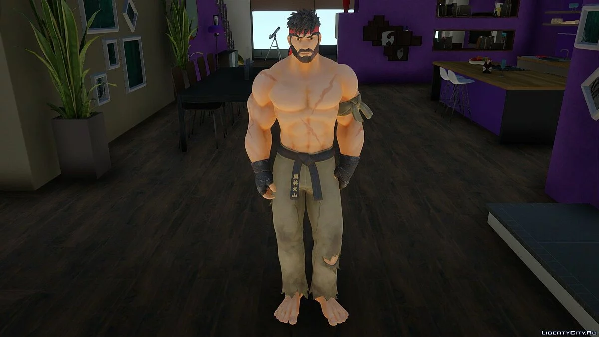 Рю из Street Fighter / GTA San Andreas