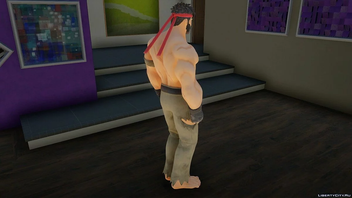Рю из Street Fighter / GTA San Andreas