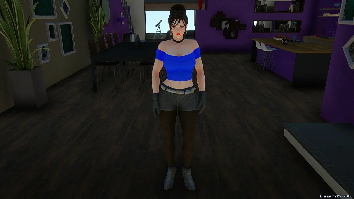 Сексуальная Кокоро в повседневной одежде / GTA San Andreas