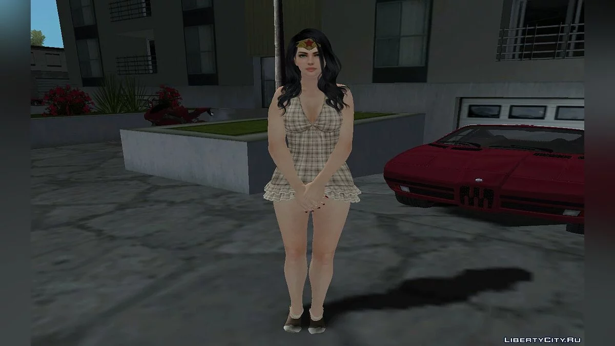 Чудо-женщина в купальнике Gust Mashup / GTA San Andreas