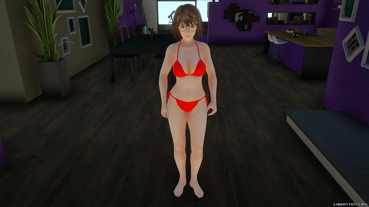Цукуши в бикини из Dead or Alive Xtreme Venus Vacation / GTA San Andreas