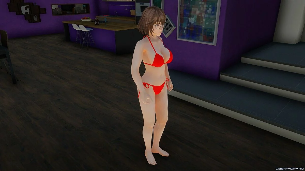 Цукуши в бикини из Dead or Alive Xtreme Venus Vacation / GTA San Andreas
