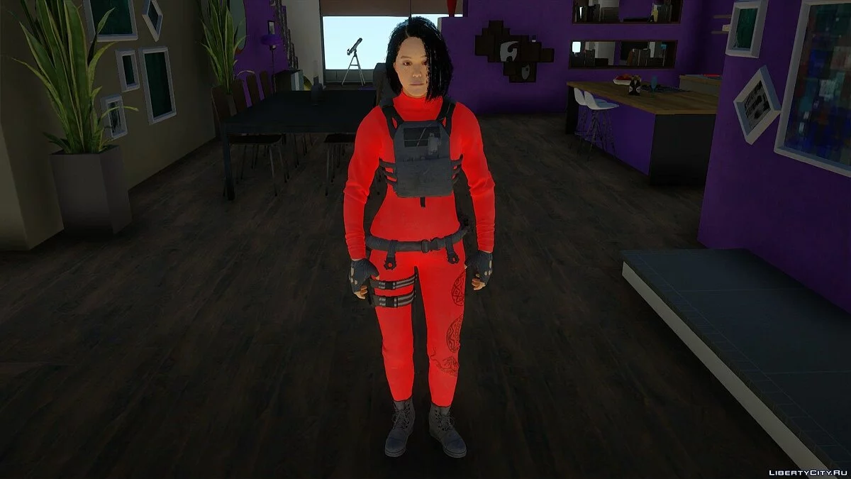 Домино в костюме Cataclysm / GTA San Andreas