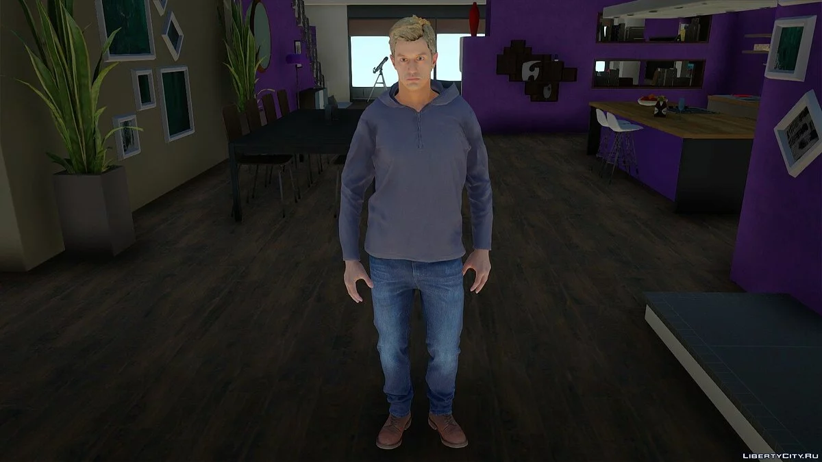 Итан Винтерс 2021 из Resident Evil 8: Village / GTA San Andreas