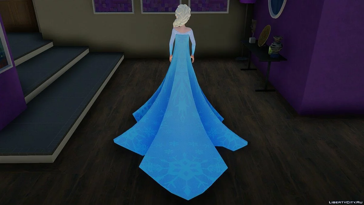 Эльза из Frozen / GTA San Andreas