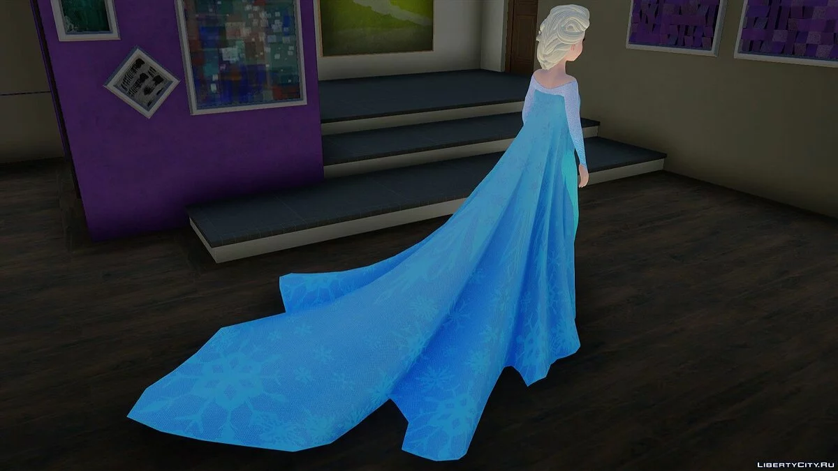 Эльза из Frozen / GTA San Andreas
