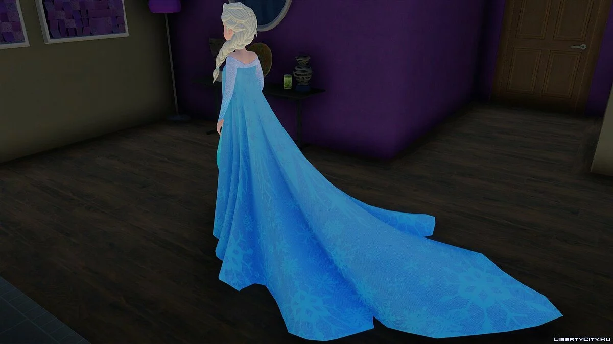 Эльза из Frozen / GTA San Andreas