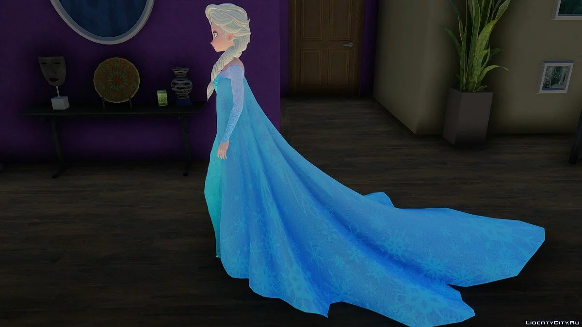 Эльза из Frozen / GTA San Andreas