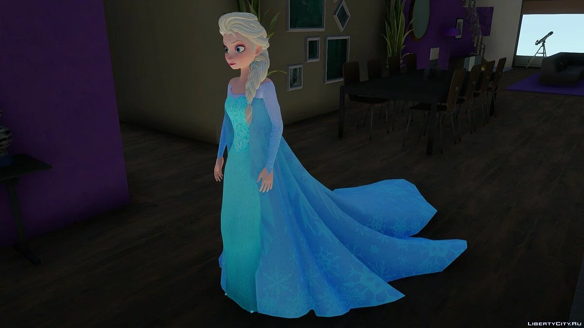Эльза из Frozen / GTA San Andreas