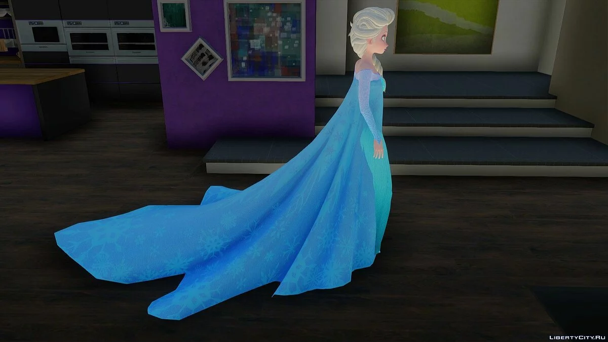 Эльза из Frozen / GTA San Andreas