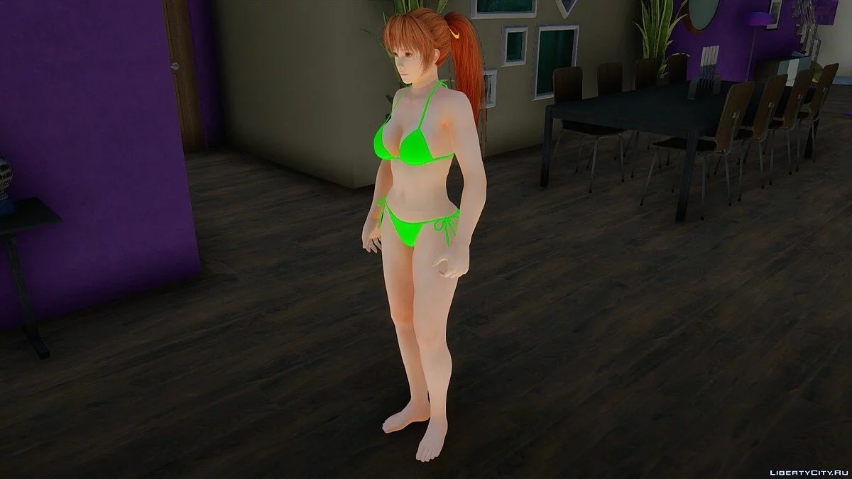 Касуми в бикини из Dead or Alive Xtreme Venus Vacation / GTA San Andreas