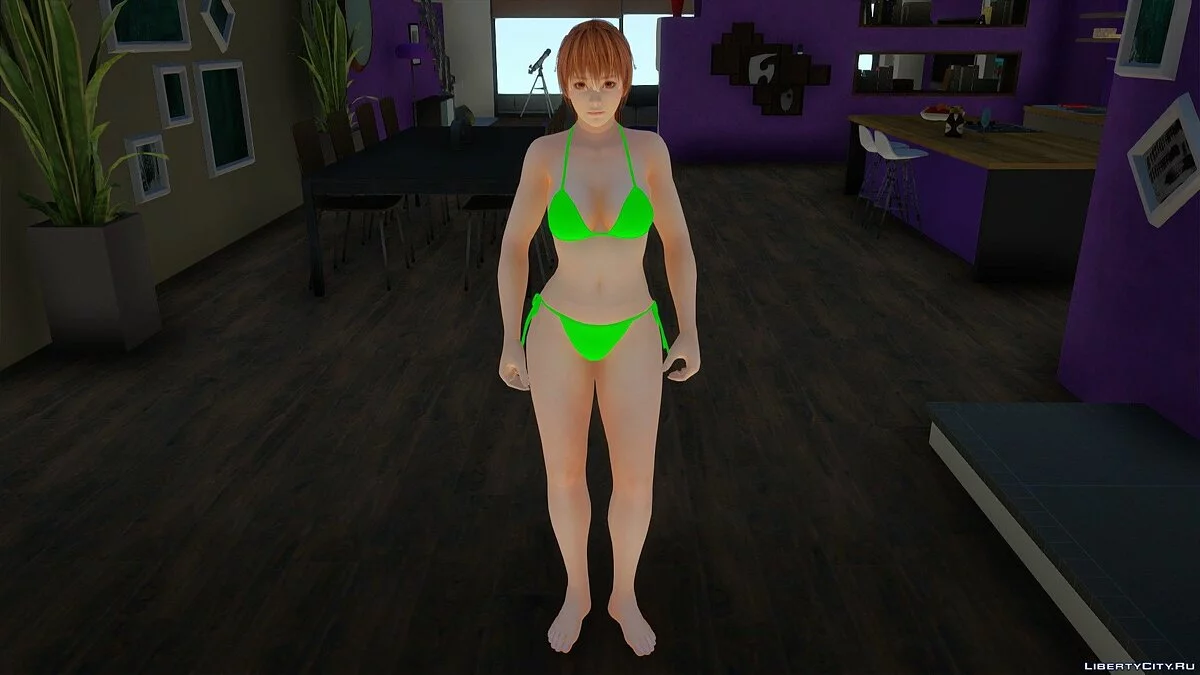 Касуми в бикини из Dead or Alive Xtreme Venus Vacation / GTA San Andreas