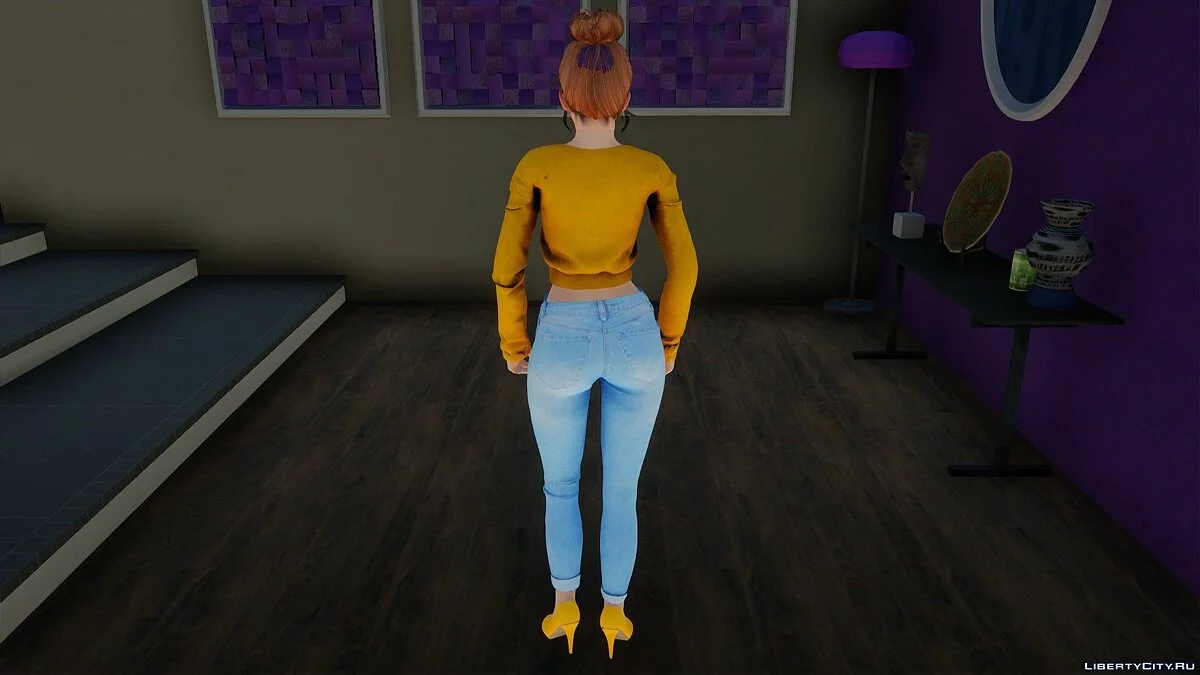 Касуми в повседневной одежде v14 / GTA San Andreas
