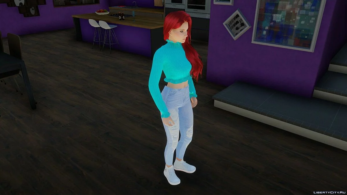 Хелена Дуглас в повседневной одежде v16 / GTA San Andreas