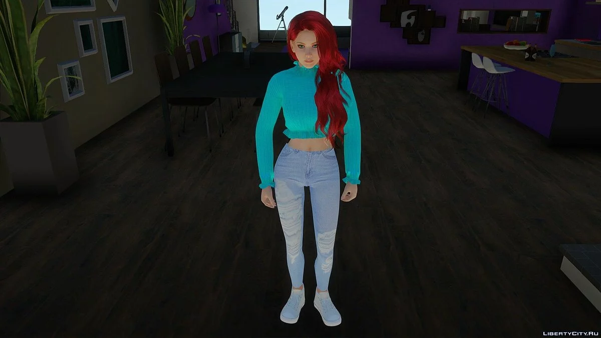 Хелена Дуглас в повседневной одежде v16 / GTA San Andreas