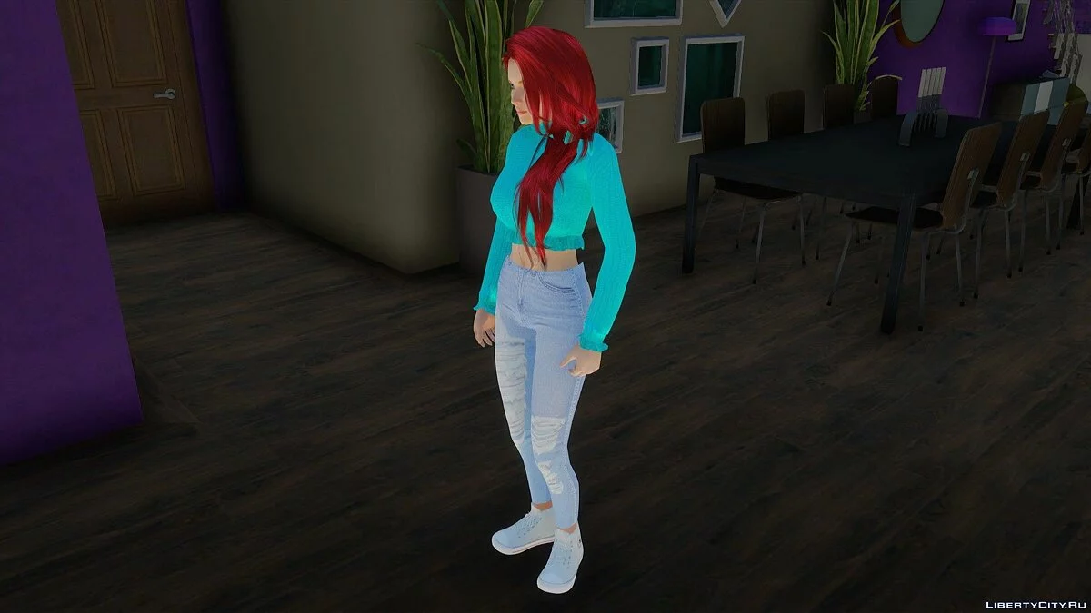 Хелена Дуглас в повседневной одежде v16 / GTA San Andreas