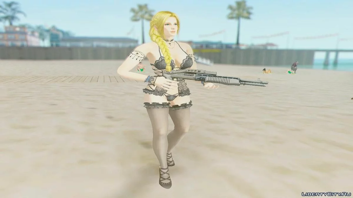 Хелена - Пиковая Дама из Dead Or Alive XV / GTA San Andreas