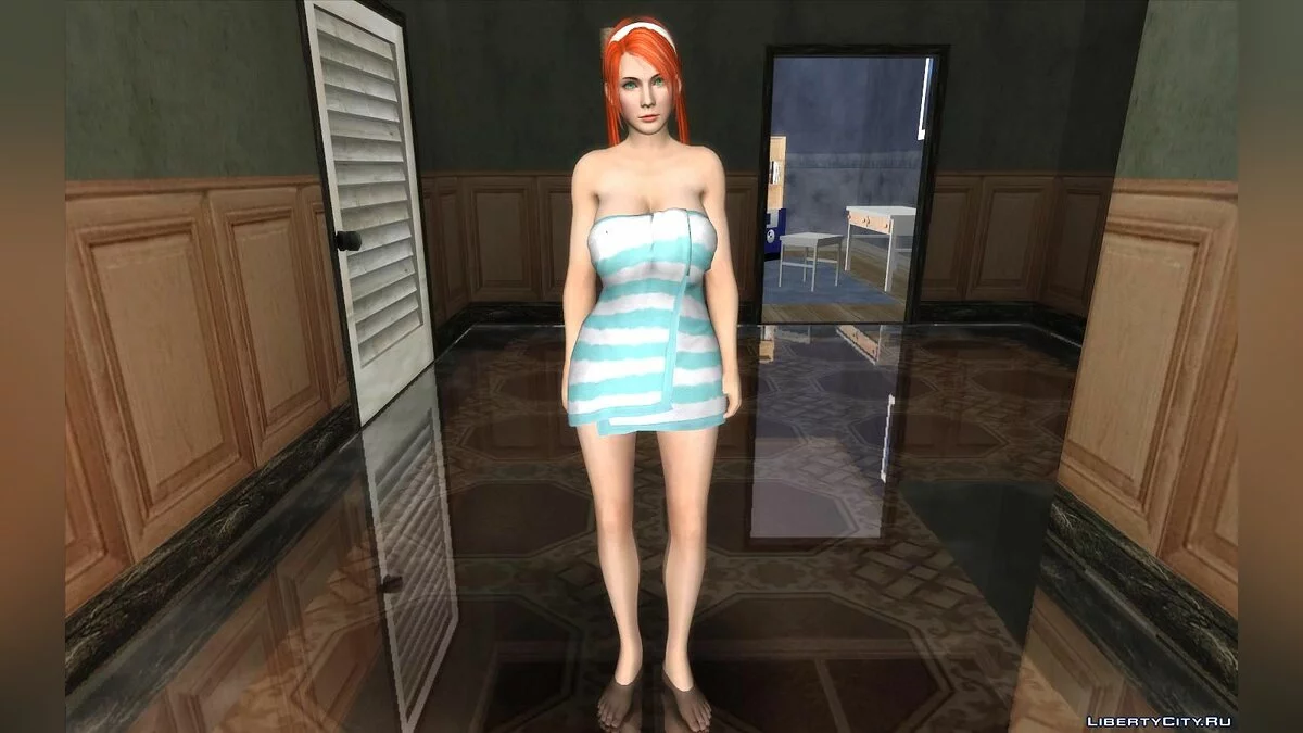 Кэнди Сакс в полотенце  / GTA San Andreas