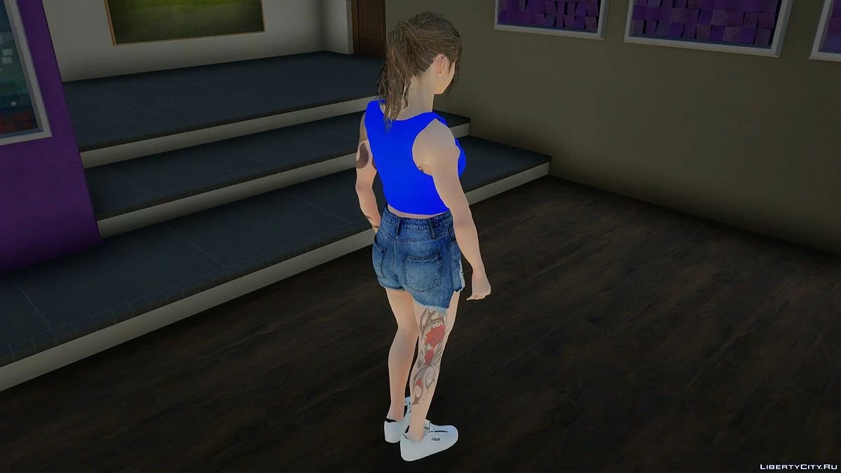 Клэр Рэдфилд в повседневной одежде / GTA San Andreas