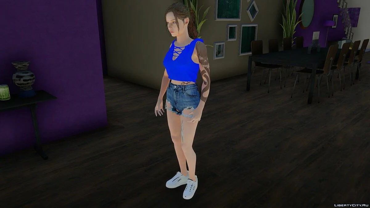Клэр Рэдфилд в повседневной одежде / GTA San Andreas