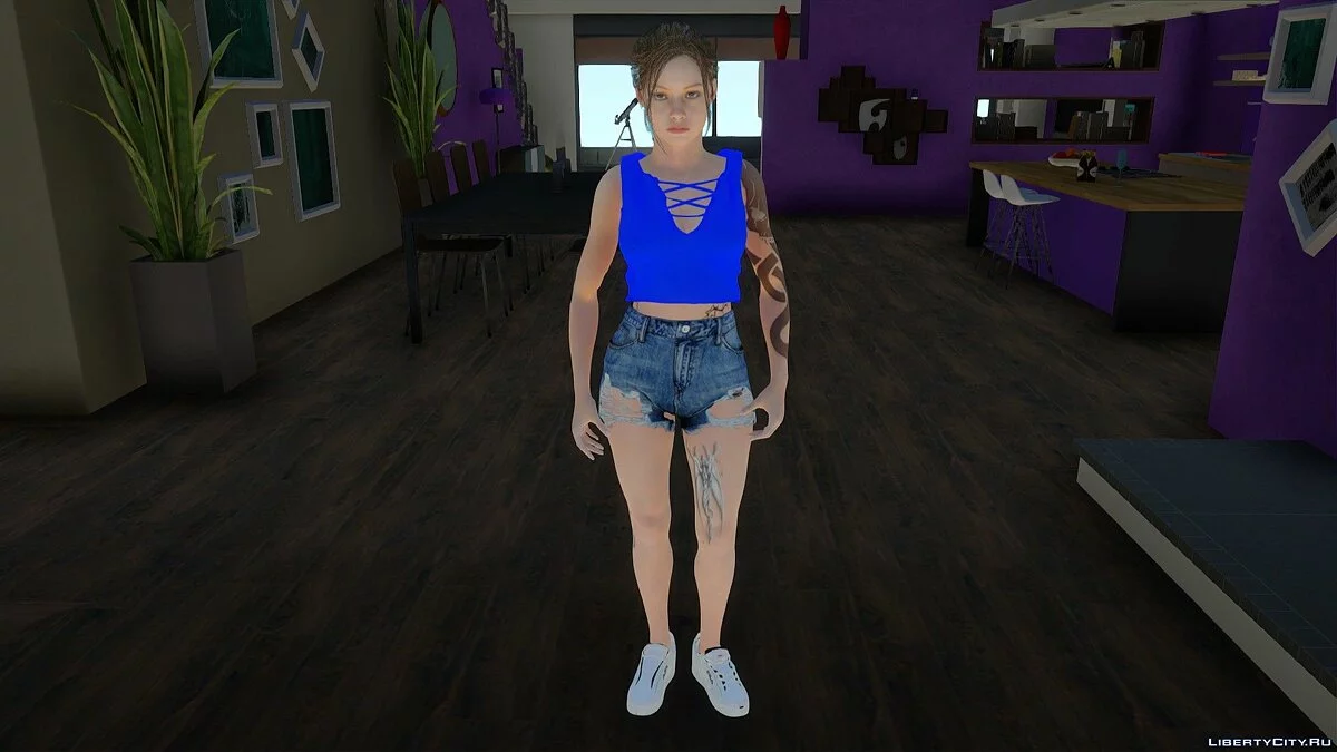 Клэр Рэдфилд в повседневной одежде / GTA San Andreas